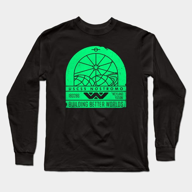 Weyland Yutani Grunge v02 Long Sleeve T-Shirt by BadBox